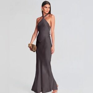 Retrofete Ester Dress in Charcoal